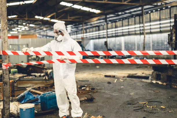 Professional Drug Lab Cleanup technician working in Pacific Grove, CA